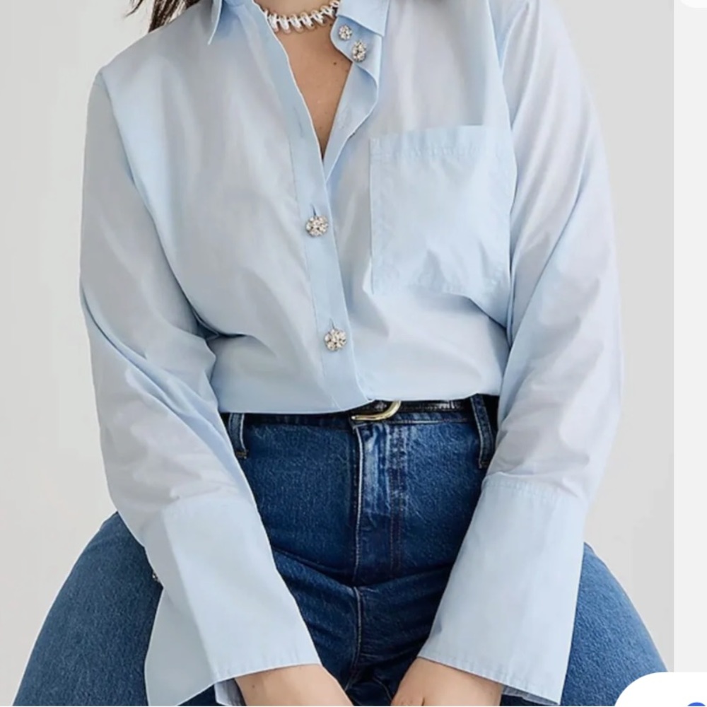Jcrew Jeweled button down